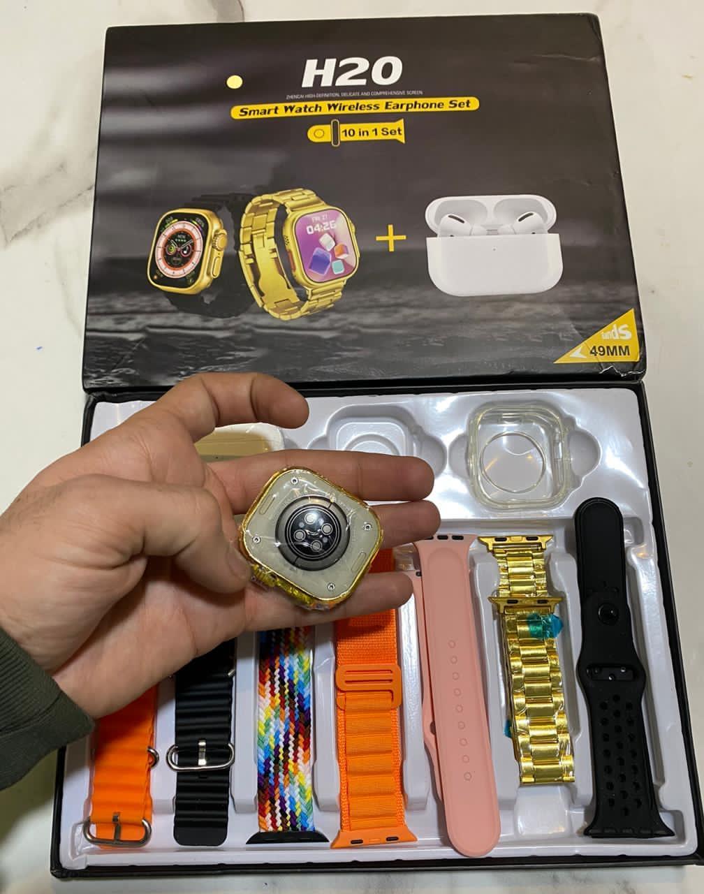 H20 Smart Watch With Earbuds
