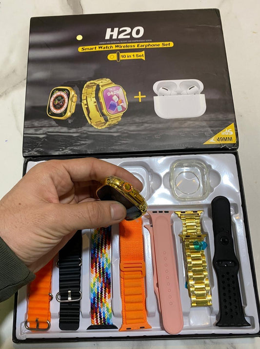 H20 Smart Watch With Earbuds