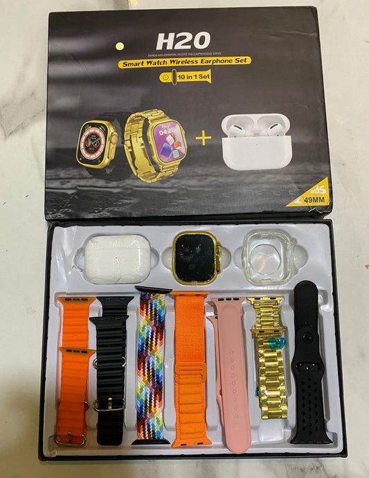 H20 Smart Watch With Earbuds